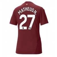 Fotbalové Dres Manchester City Matheus Nunes #27 Dámské Alternativní 2024-25 Krátký Rukáv